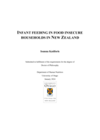 Infant feeding in food insecure households in New Zealand