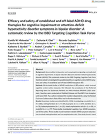 Efficacy and safety of established and off-label ADHD drug therapies for cognitive impairment or attention-deficit hyperactivity disorder symptoms in bipolar disorder: A systematic review by the ISBD Targeting Cognition Task Force