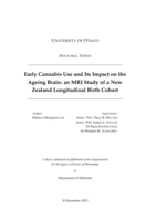 Early cannabis use and its impact on the ageing brain: an MRI study of a New Zealand longitudinal birth cohort