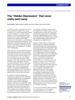 The "Hidden Depression" that never really went away