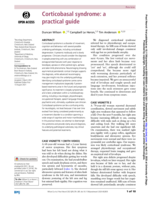 Corticobasal syndrome: a practical guide