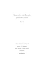 Enumerative coincidences in permutation classes