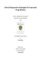 Stimuli-responsive hydrogels for improved drug delivery