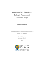 Optimising TCP slow-start: in-depth analysis and enhanced designs