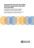 Saturated fat and trans-fat intakes and their replacement with other macronutrients: a systematic review and meta-analysis of prospective observational studies