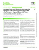 Complex Patterns of Genomic Heterogeneity Identified in 42 Tumor Samples and ctDNA of a Pulmonary Atypical Carcinoid Patient
