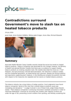 Contradictions surround Government's move to slash tax on heated tobacco products