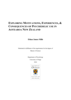 Exploring motivations, experiences, & consequences of psychedelic use in Aotearoa New Zealand