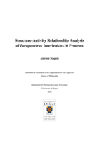 Structure-activity relationship analysis of Parapoxvirus Interleukin-10 proteins