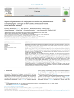 Impact of pneumococcal conjugate vaccination on pneumococcal nasopharyngeal carriage in the Gambia: Population-based cross-sectional surveys