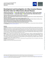 Development and Investigation of a Non-invasive Disease Severity Index for Inflammatory Bowel Disease