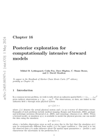 Posterior exploration for computationally intensive forward models