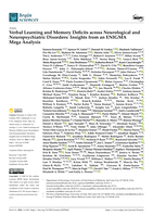 Verbal Learning and Memory Deficits across Neurological and Neuropsychiatric Disorders: Insights from an ENIGMA Mega Analysis
