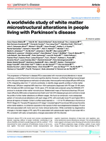 A worldwide study of white matter microstructural alterations in people living with Parkinson's disease