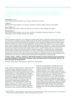 Health navigation for people experiencing newly acquired long-term physical disability: A realist-informed integrative review