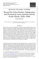 Beyond the Urban Kitchen: Refrigeration and Domesticity across Australia and the Pacific Islands, 1920s–1940s