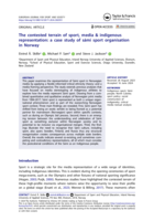 The contested terrain of sport, media indigenous representation: a case study of sámi sport organisation in Norway