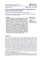 Climate change and mātauranga Māori: making sense of a western environmental construct