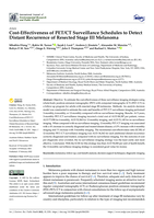 Cost-Effectiveness of PET/CT Surveillance Schedules to Detect Distant Recurrence of Resected Stage III Melanoma