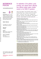 An exploration of the political, social, economic and cultural factors affecting how different global regions initially reacted to the COVID-19 pandemic