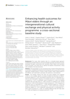 Enhancing health outcomes for Māori elders through an intergenerational cultural exchange and physical activity programme: a cross-sectional baseline study