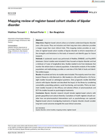 Mapping review of register-based cohort studies of bipolar disorder