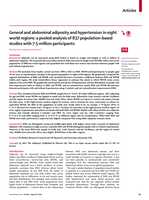 General and abdominal adiposity and hypertension in eight world regions: a pooled analysis of 837 population-based studies with 7.5 million participants