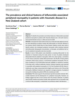 The prevalence and clinical features of leflunomide‐associated peripheral neuropathy in patients with rheumatic disease in a New Zealand cohort