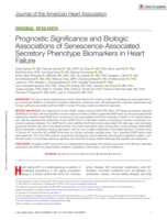 Prognostic Significance and Biologic Associations of Senescence‐Associated Secretory Phenotype Biomarkers in Heart Failure