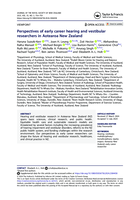Perspectives of early career hearing and vestibular researchers in Aotearoa New Zealand