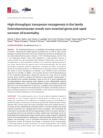 High-throughput transposon mutagenesis in the family Enterobacteriaceae reveals core essential genes and rapid turnover of essentiality