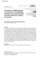 Introduction: #(No)SeAcabó/it is (not) over: The Rubiales/Hermoso non-consensual kiss and the growth of a culture of concern