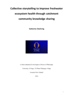 Collective storytelling to improve freshwater ecosystem health through catchment community knowledge sharing