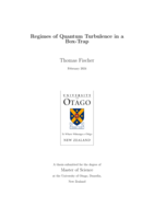 Regimes of Quantum Turbulence in a Box-Trap
