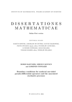 Boundary conditions for nonlocal one-sided pseudo-differential operators and the associated stochastic processes
