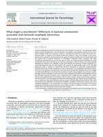 What shapes a microbiome? Differences in bacterial communities associated with helminth-amphipod interactions
