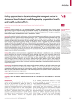 Policy approaches to decarbonising the transport sector in Aotearoa New Zealand: modelling equity, population health, and health-system effects