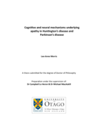 Cognitive and neural mechanisms underlying apathy in Huntington's disease and Parkinson's disease