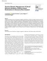 Tourism Disaster Management: A Social Network Analysis of Nature-based Destinations in Aotearoa New Zealand