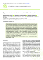 Capturing the imminent extinction of a kakaruai/South Island robin population