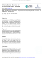 HHI: How housing intervention programmes are improving health outcomes for children in New Zealand