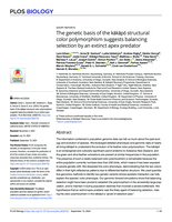 The genetic basis of the kākāpō structural color polymorphism suggests balancing selection by an extinct apex predator