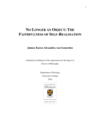 No longer an object: The faithfulness of self-realisation