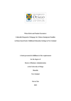 When Kiwis and Pandas encounter: Culturally responsive pedagogy for Chinese immigrant families in home-based early childhood education settings in New Zealand