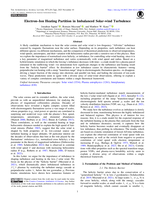 Electron-Ion Heating Partition in Imbalanced Solar-wind Turbulence