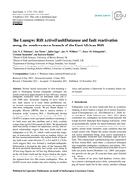 The Luangwa Rift Active Fault Database and fault reactivation along the southwestern branch of the East African Rift