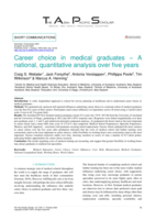 Career choice in medical graduates – A national, quantitative analysis over five years