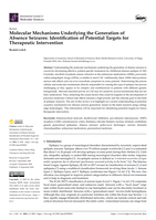 Molecular Mechanisms Underlying the Generation of Absence Seizures: Identification of Potential Targets for Therapeutic Intervention