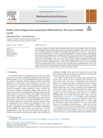 Stable cartel configurations and product differentiation: The case of multiple cartels