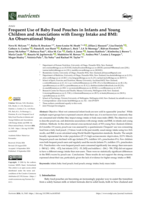 Frequent Use of Baby Food Pouches in Infants and Young Children and Associations with Energy Intake and BMI: An Observational Study